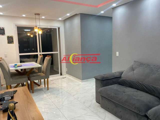 Apartamento 3 dormitórios sendo 1 suíte 81m² - jardim flor da montanha - guarulhos