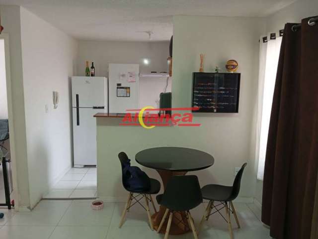 Apartamento com 2 dormitórios à venda, 44 m² - água chata - guarulhos/sp