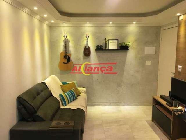 Apartamento com 2 dormitórios à venda, 45 m² - água chata - guarulhos/sp