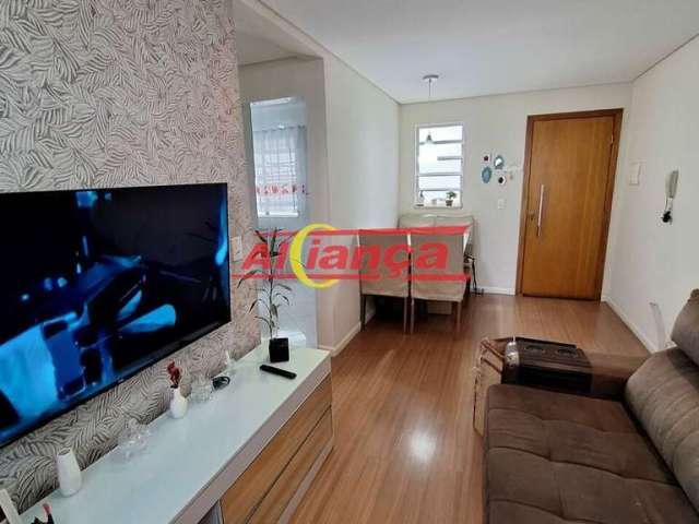 Apartamento com 2 dormitórios à venda, 60 m² - vila nossa senhora de fátima - guarulhos/sp