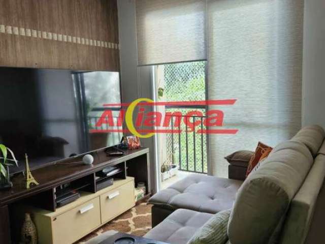 Apartamento com 2 dormitórios à venda, 50 m² - vila augusta - guarulhos/sp