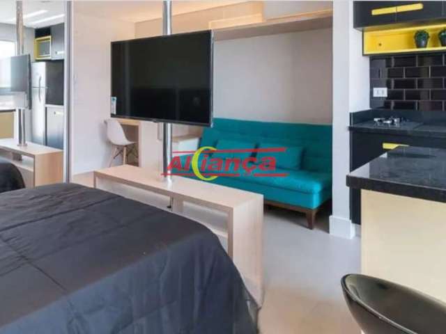 Apartamento a venda com 1 quarto com, 28m² por r$ 440.000,00 - centro ? guarulhos/sp.