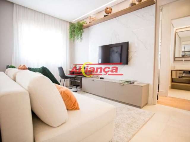 Apartamento com 2 dormitórios à venda 56,19 m² - vila rosalia - guarulhos/sp