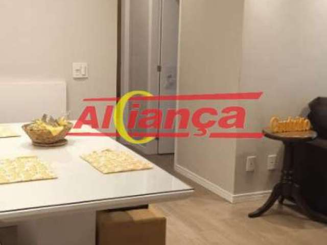 Apartamento de 65m2, no Condomínio Bosque Ventura: 2 dormitórios 1 suíte/ somando 2 banheiros 1vg/g.