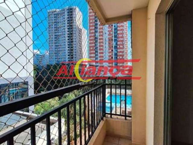 Apartamento com 3 quartos, 2 vagas, 70 m² - jardim flor da montanha - guarulhos