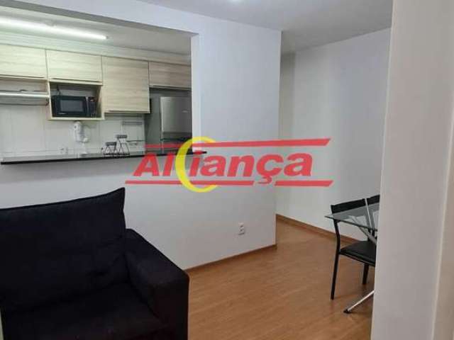 APARTAMENTO COM 2 QUARTOS SEMI MOBILIADO À VENDA, 44m² NO GOPOÚVA EM GUARULHOS, SP