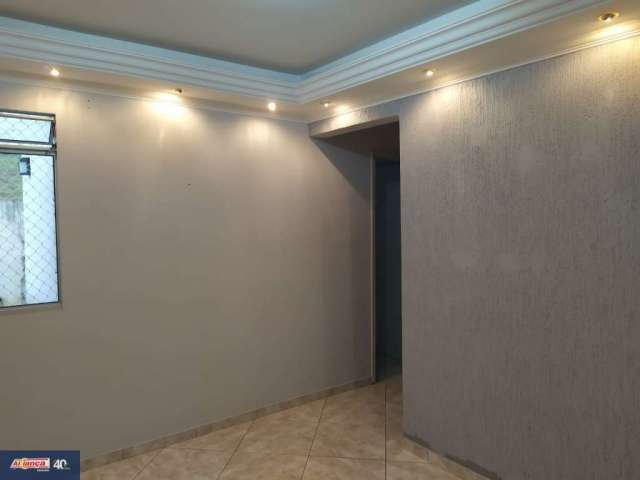 Apartamento 58 m², sendo 2 dormitorios, 1 cozinha, 1 sala, 1 banheiro.