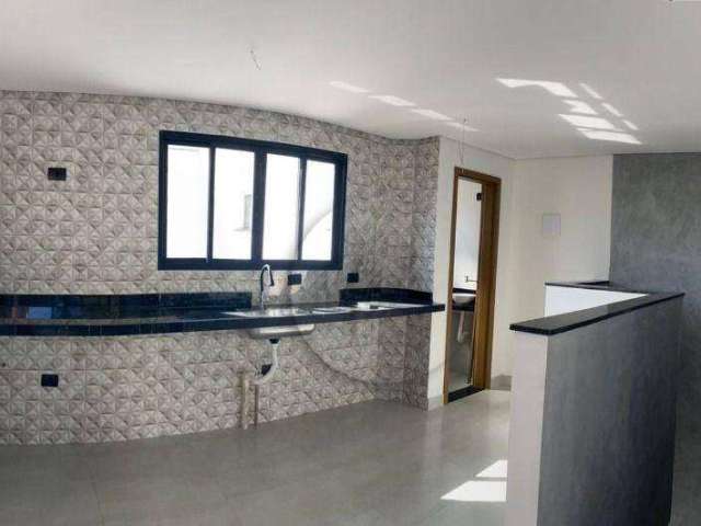 Cobertura com 2 dormitórios à venda, 47 m² por R$ 450.000,00 - Vila Humaitá - Santo André/SP