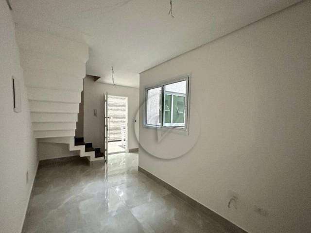 Cobertura com 2 dormitórios à venda, 63 m² por R$ 460.000,00 - Campestre - Santo André/SP