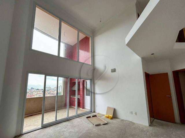 Apartamento Duplex com 6 dormitórios à venda, 316 m² por R$ 2.200.000,00 - Vila Assunção - Santo André/SP