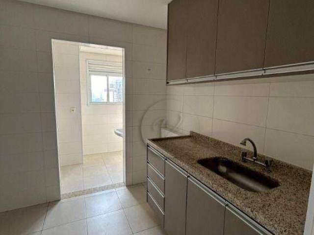 Apartamento com 3 dormitórios para alugar, 77 m² por R$ 3.058,38/mês - Vila Assunção - Santo André/SP