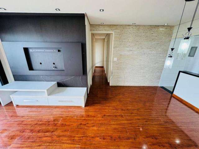 Apartamento com 3 dormitórios para alugar, 97 m² por R$ 3.800,02/mês - Vila Curuçá - Santo André/SP