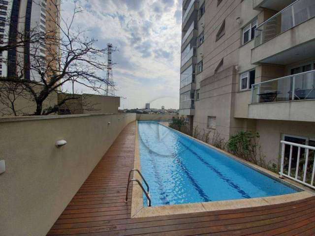 Apartamento com 2 dormitórios para alugar, 57 m² por R$ 3.091,55/mês - Jardim - Santo André/SP