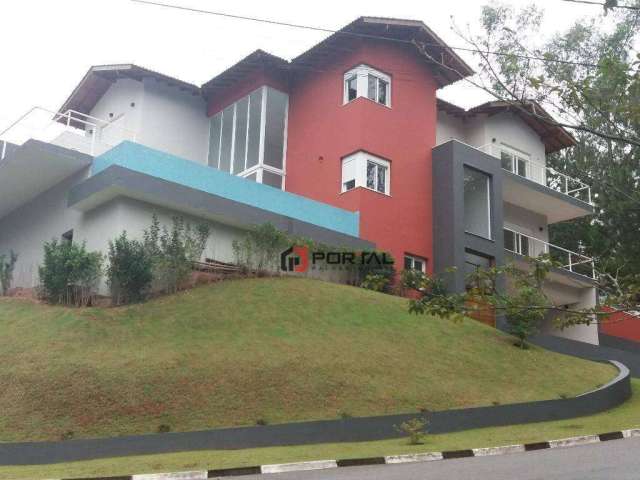 Casa com 5 dormitórios à venda, 550 m² por R$ 2.500.000,00 - Granja Viana - Embu das Artes/SP