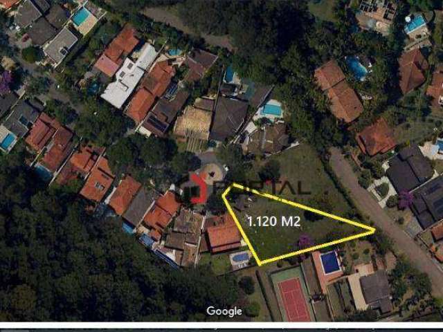 Terreno à venda, 1120 m² por R$ 1.000.000,00 - Granja Viana - Cotia/SP