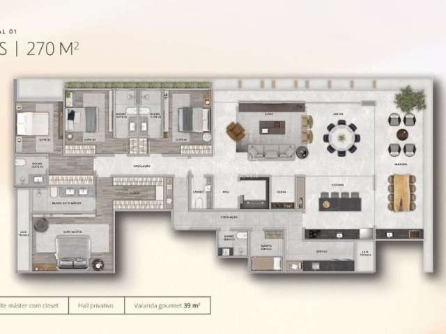 Apartamento com 4 quartos à venda na Rua Caiçaras, 35, Centro, Juiz de Fora, 270 m2 por R$ 2.543.200