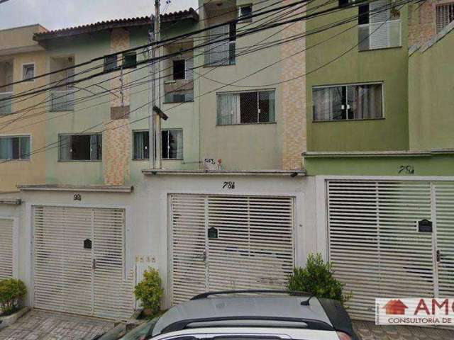 Sobrado com 3 dormitórios à venda, 114 m² por R$ 532.000,00 - Santo André - Santo André/SP