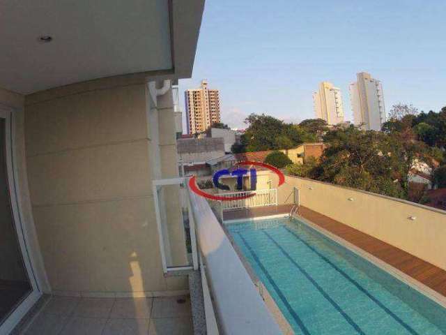 Apartamento com 2 dormitórios para alugar, 57 m² por R$ 3.391,00/mês - Jardim - Santo André/SP