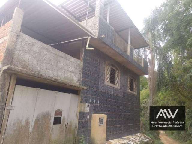 Casa com 2 dormitórios à venda, 50 m² por R$ 170.000,00 - Caete - Caeté/MG