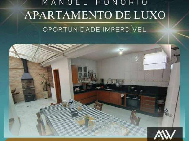 Apartamento Garden com 4 dormitórios à venda, 200 m² por R$ 435.000,00 - Manoel Honório - Juiz de Fora/MG