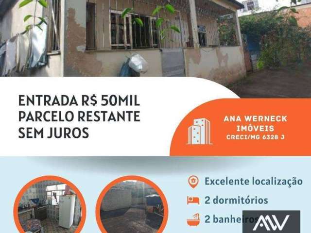 Casa com 2 dormitórios à venda, 100 m² por R$ 50.000 de entrada - Marumbi - Juiz de Fora/MG