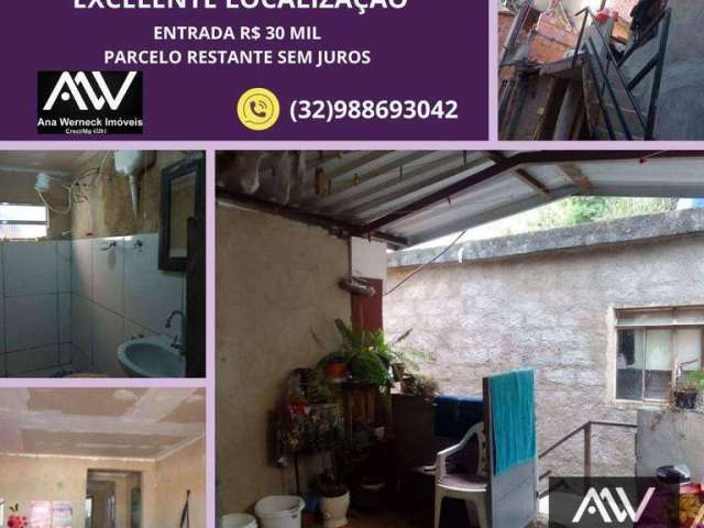 Casa com 1 dormitório à venda, 50 m² por R$ 30.000 de entrada - Costa Carvalho - Juiz de Fora/MG