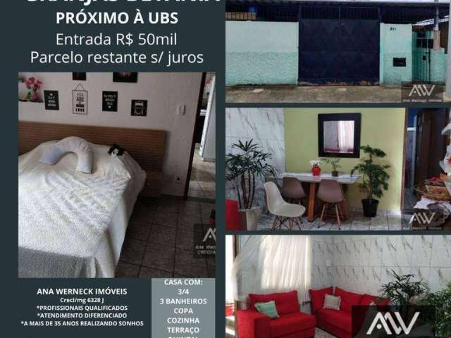 Casa com 3 dormitórios à venda, 140 m² por R$ 50.000 de entrada - Granjas Betânia - Juiz de Fora/MG