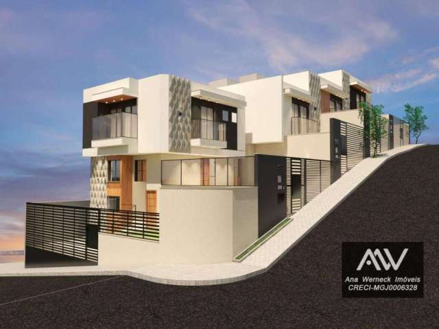 Casa com 3 dormitórios à venda, 143 m² por R$ 469.900 - Cerâmica - Juiz de Fora/MG