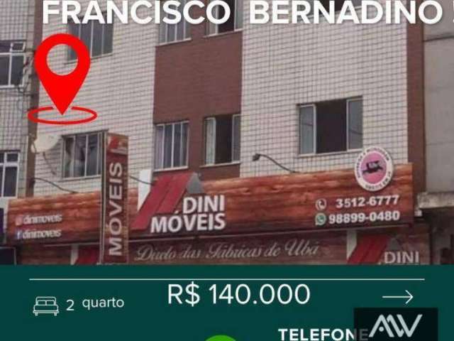 Apartamento com 2 dormitórios à venda, 60 m² por R$ 140.000,00 - Francisco Bernardino - Juiz de Fora/MG