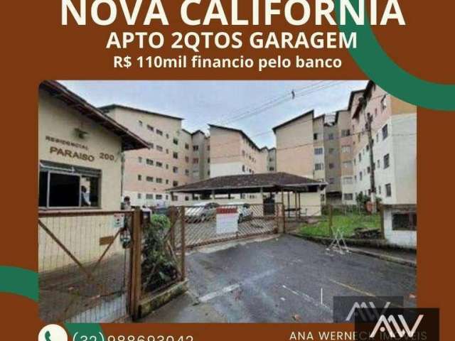 Apartamento com 2 dormitórios à venda, 50 m² por R$ 110.000,00 - Nova Califórnia - Juiz de Fora/MG