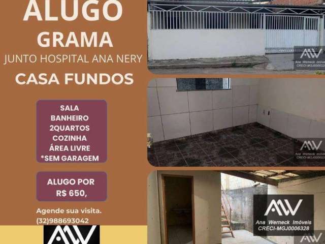 Casa com 2 dormitórios, 90 m² - venda por R$ 160.000,00 ou aluguel por R$ 650,00/mês - Grama - Juiz de Fora/MG