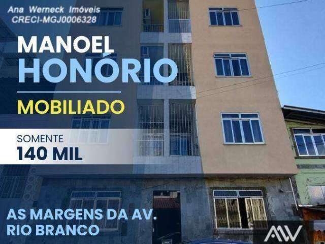 Apartamento com 1 dormitório à venda, 45 m² por R$ 140.000,00 - Manoel Honório - Juiz de Fora/MG