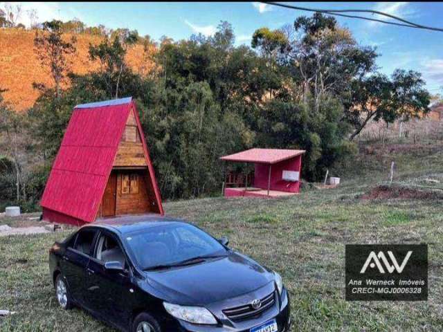 Chalé  com 1 dormitório à venda, 1000 m² por R$ 80.000,00 - Zona Rural - Pedro Teixeira /MG