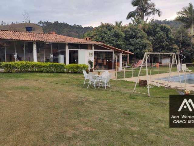 Chácara com 2 dormitórios à venda, 1500 m² por R$ 650.000,00 -Igrejinha -Juiz de Fora Mg