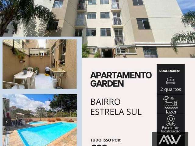 Apartamento Garden com 2 dormitórios à venda, 60 m² por R$ 220.000,00 - Estrela Sul - Juiz de Fora/MG