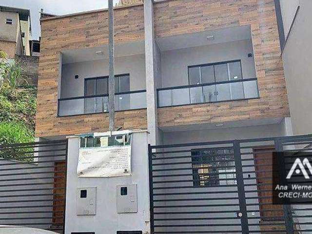 Casa com 2 dormitórios à venda, 82 m² por R$ 285.000,00 - Milho Branco - Juiz de Fora/MG