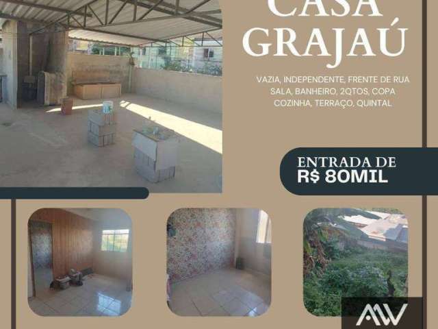 Casa com 2 dormitórios à venda, 100 m² por R$ 80.000 de entrada - Grajaú - Juiz de Fora/MG