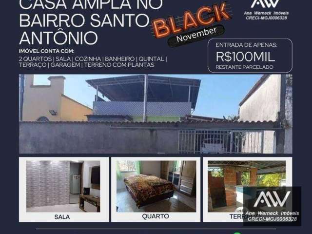 Casa com 2 dormitórios à venda, por R$ 100.000 de Entrada - Santo Antônio - Juiz de Fora/MG