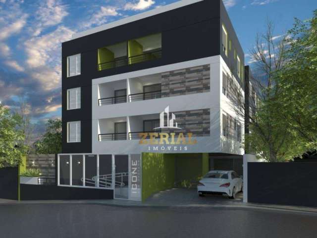 Apartamento com 1 dormitório à venda, 46 m² por R$ 380.000,00 - Nova Gerti - São Caetano do Sul/SP