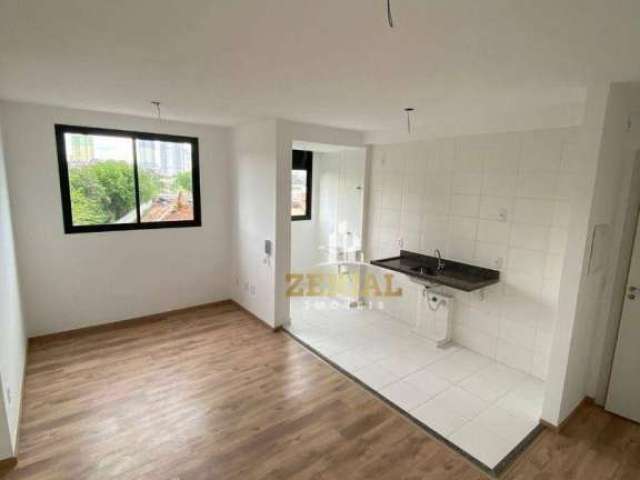 Apartamento com 2 dormitórios à venda, 42 m² por R$ 377.177,00 - Vila Sacadura Cabral - Santo André/SP
