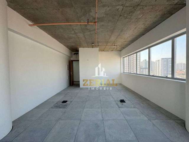 Sala, 33 m² - venda por R$ 380.000,00 ou aluguel por R$ 2.737,00/mês - Centro - Santo André/SP