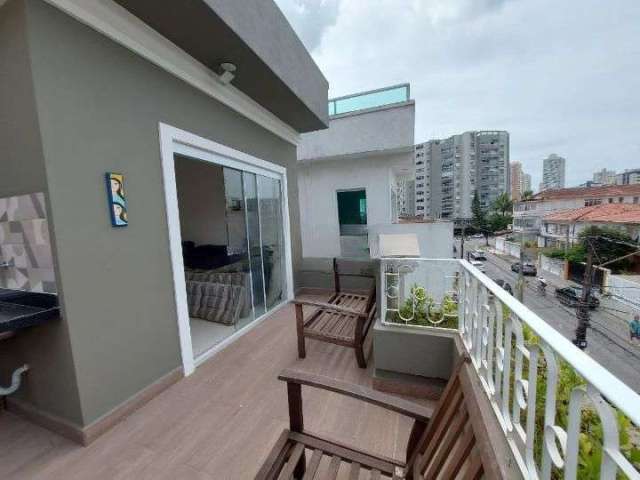 Sobrado com 3 dormitórios à venda, 240 m² por R$ 1.840.000 - Ponta da Praia - Santos/SP