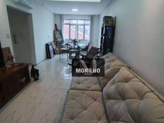 Apartamento REFORMADO com 2 dormitórios à venda, 81 m² por R$ 480.000 - Ponta da Praia - Santos/SP