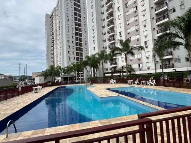 APARTAMENTO TÉRREO PORTEIRA FECHADA com 2 dormitórios à venda, 49 m² por R$ 376.000 - Castelo - Santos/SP