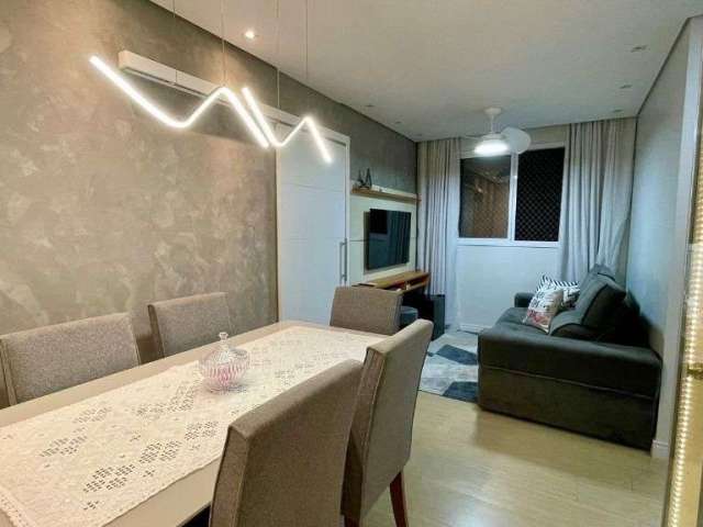 Apartamento com 2 dormitórios à venda, 46 m² por R$ 307.400,00 - Areia Branca - Santos/SP