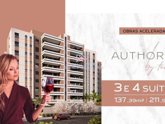 Apartamentos em Authoria By Tebas com 3 e 4 dormitórios 3 e 4 suítes 2 e 3 vagas excelente localização - Jundiaí COD. 28171