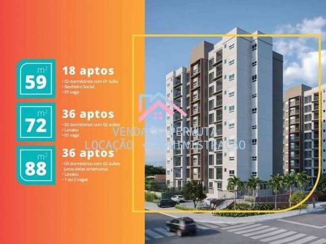 Apartamento em Residencial Vallis Parque da Represa com 2 dormitórios suíte 1 ou 2 vagas excelente localização - Jundiaí COD. 25540