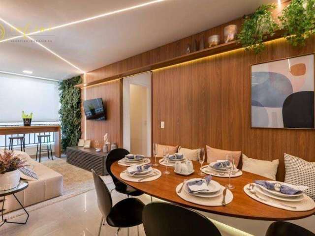 Apartamento Lançamento com 3 dormitórios, sendo 1 suíte  à venda, 71 m² por R$ 432.385 -. Condomínio JR Hortência - Vila Hortência, Sorocaba/SP