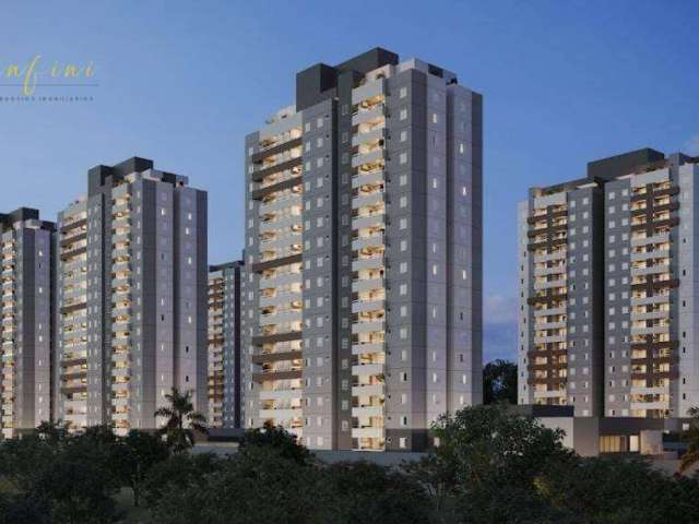 Apartamento Lançamento com 3 quartos, sendo 1 suíte à venda, 69 m² por R$ 420.698 - Parque dos Ingleses - Sorocaba/SP