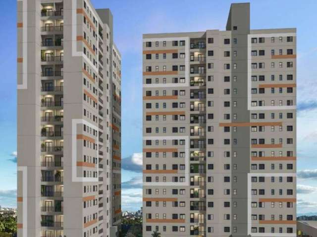 Apartamento Lançamento com 2 dormitórios, sendo 1 suíte  à venda, 55 m² por R$ 343.400 - Condomínio Villa Zamora  - Sorocaba/SP